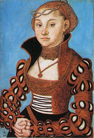 Portrait dune noble dame saxonne